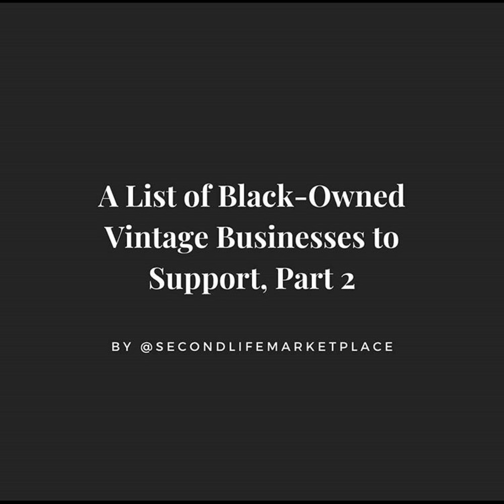 Black Owned Vintage Businesses Pt. 2